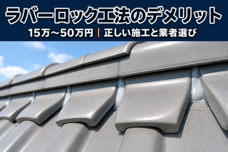 ラバーロック工法のデメリットは？後悔しない判断基準を解説